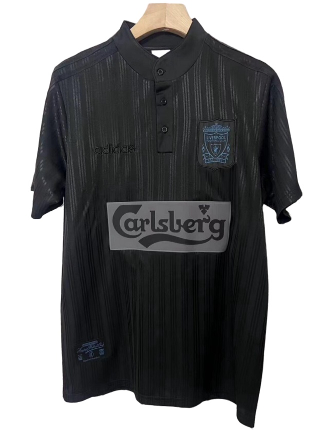 Liverpool 1995 Special Black Soccer Jersey