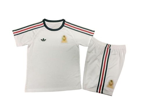 Kids-Mexico 1986 World Cup Away Soccer Jersey