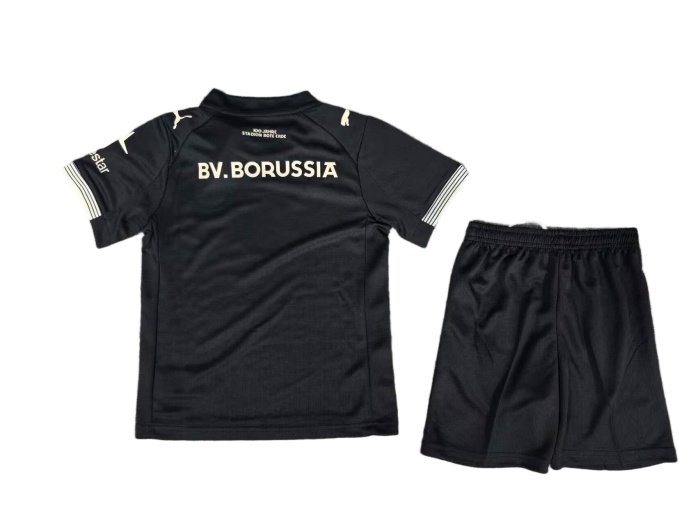 Kids-Dortmund 25/26 Special Black Soccer Jersey