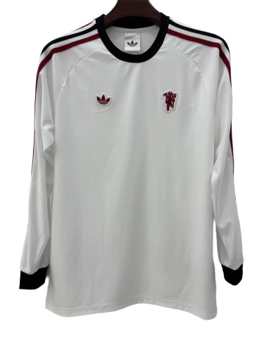 Manchester Utd 25/26 Special Retro White Long Jersey