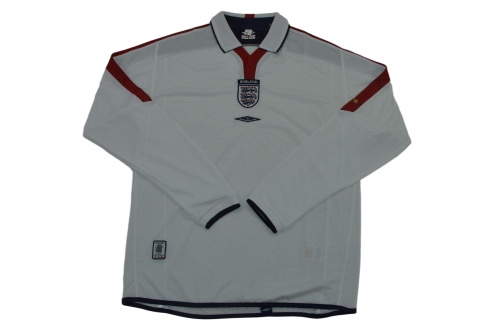 England 2004 Euro Cup Home Long Soccer Jersey