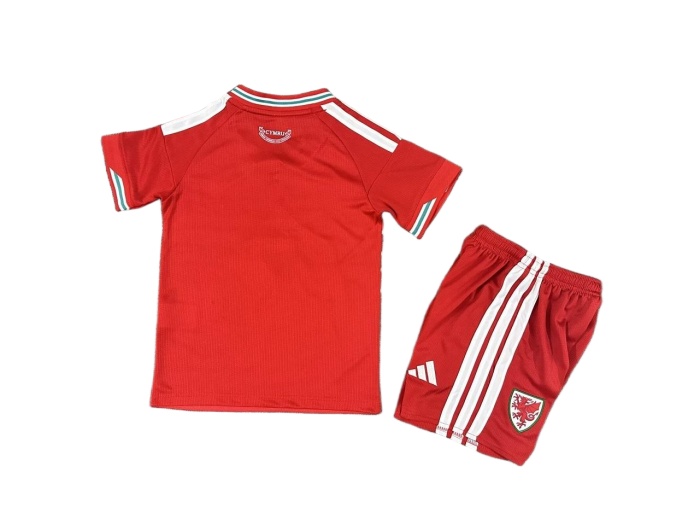Kids-Wales 2026 World Cup Home Soccer Jersey