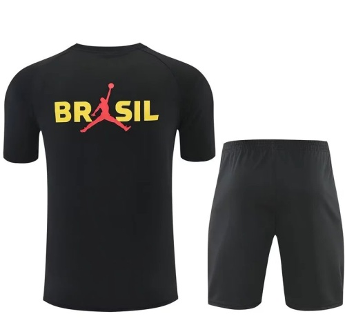 Brazil 26/27 Black/Red Training Kit Jerseys
