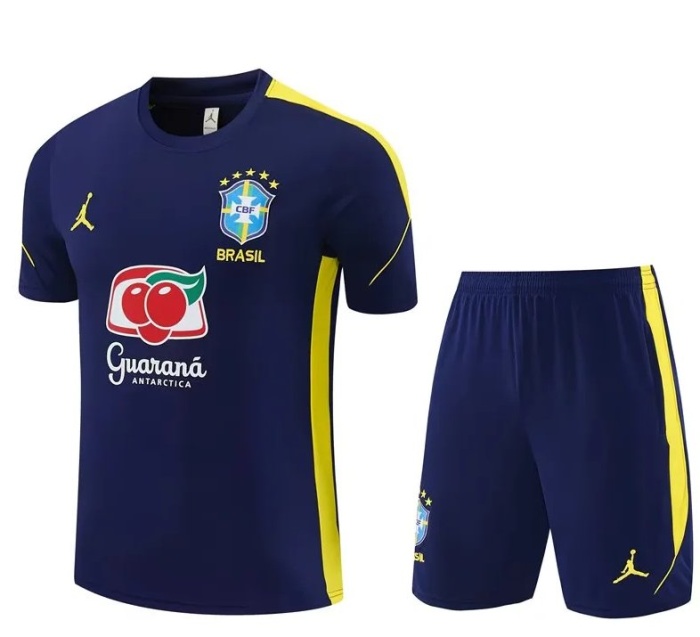 Brazil 26/27 Dark Blue Training Kit Jerseys