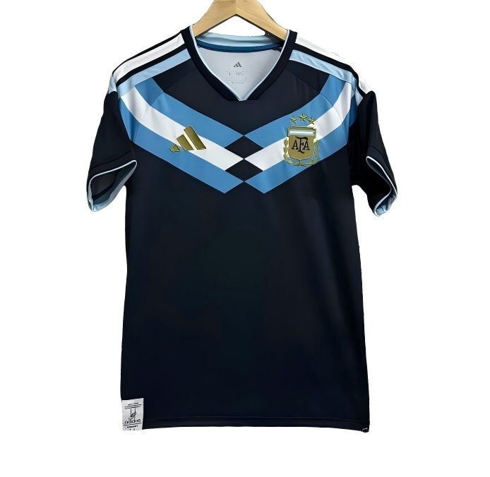 Argentina 26/27 Special Black/Blue Soccer Jersey