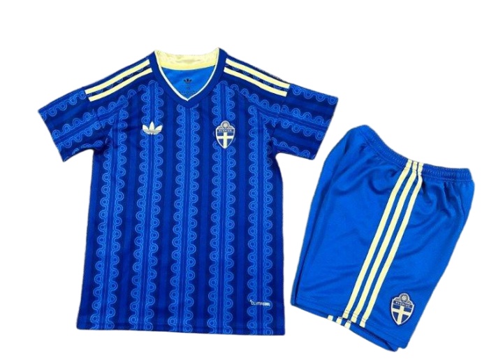 Kids-Sweden 2026 World Cup Away Soccer Jersey