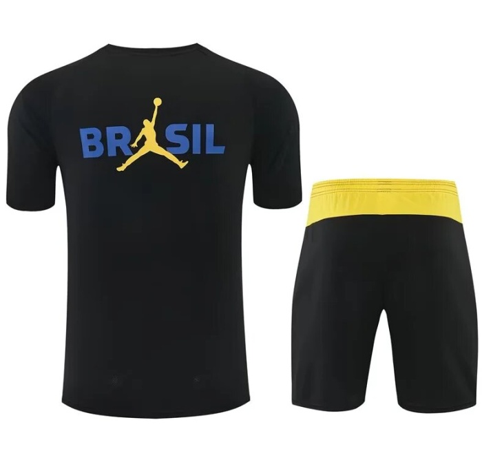 Brazil 26/27 Black/Yellow Training Kit Jerseys