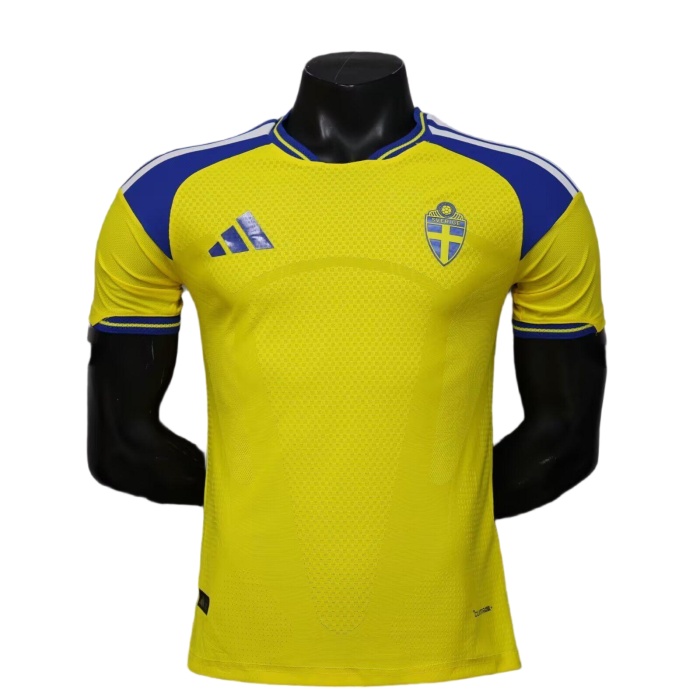 Sweden 2026 World Cup Home Soccer Jersey(Player)