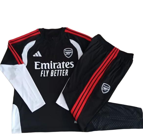 Arsenal 26/27 Tracksuit - Black/White/Red