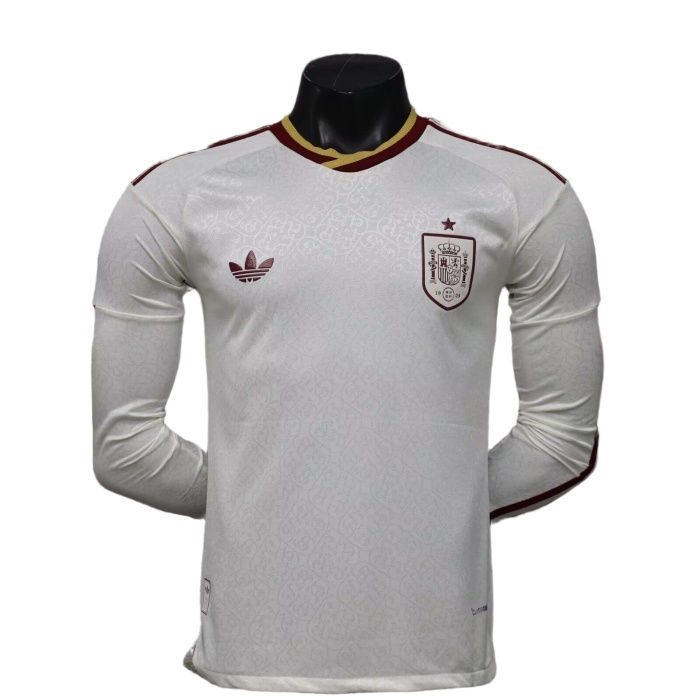 Spain 2026 World Cup Away Long Jersey(Player)