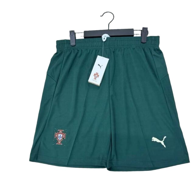 Portugal 2026 World Cup Green Soccer Shorts