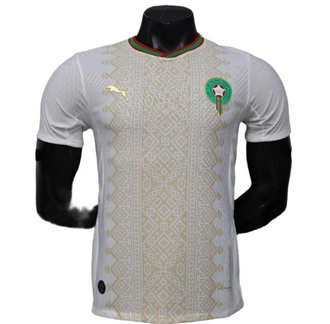 Morocco 2026 World Cup Away Soccer Jersey(Player)