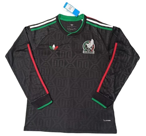 Mexico 2026 World Cup Third Black Leaked Long Jersey