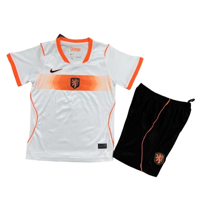 Kids-Netherlands 2026 World Cup Away Soccer Jersey