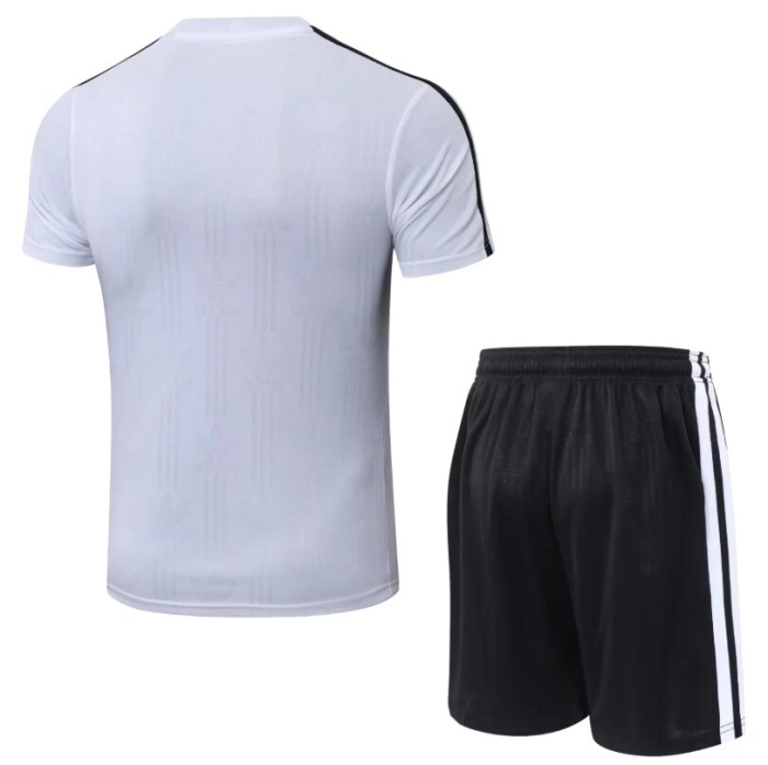 Germany 26/27 White Retro Model Training Kit Jerseys