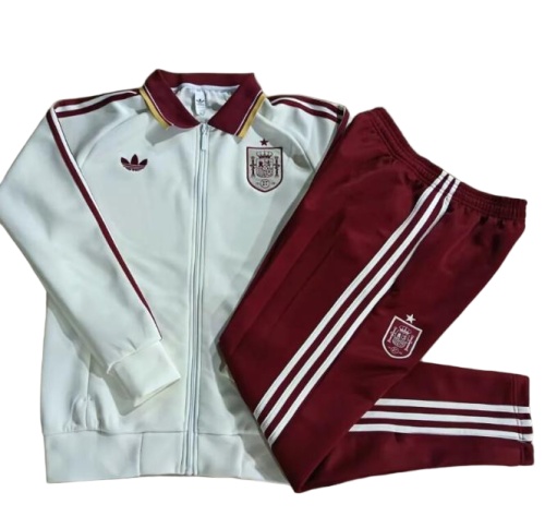 Kids Spain 26/27 Tracksuit - Whtie