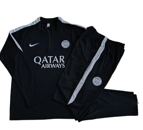 Paris St Germain 26/27 Tracksuit - Black/White