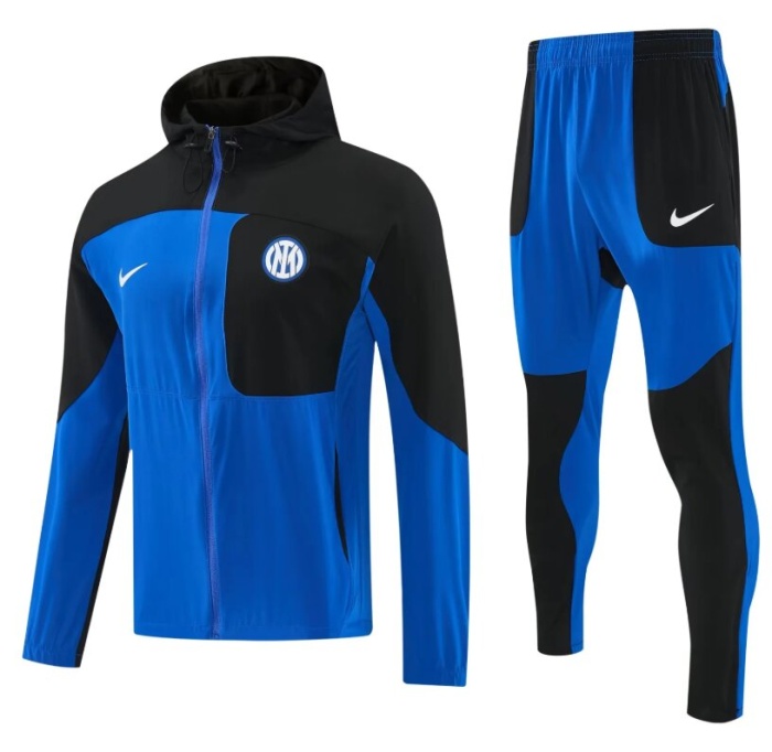 Inter Milan 26/27 Hoodie Tracksuit - Black/Blue