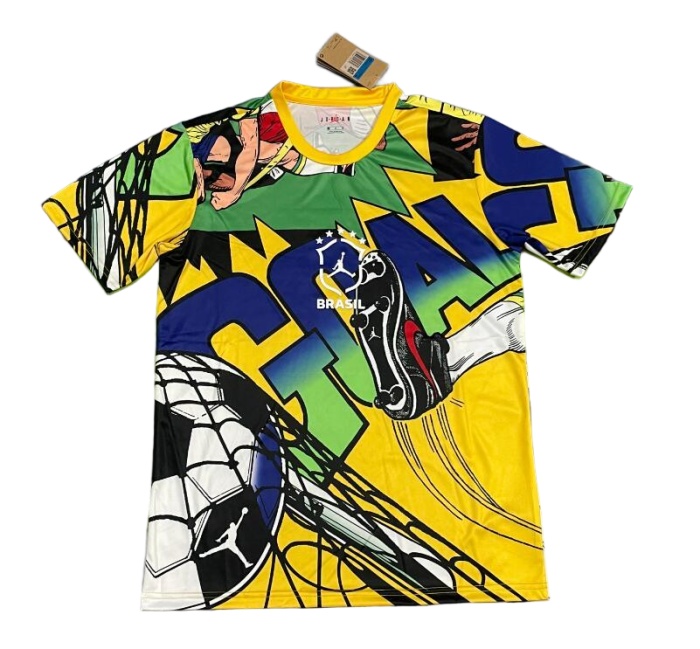 Brazil 26/27 Special Yellow/Blue Soccer Jersey