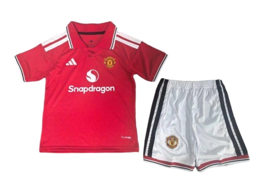 Kids-Manchester Utd 26/27 Home Soccer Jersey