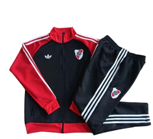 River Plate 26/27 Tracksuit - Black/Red