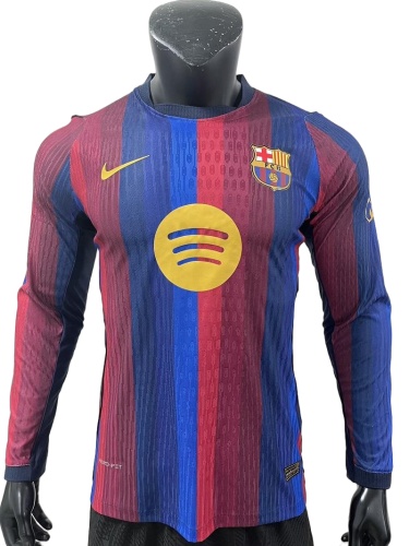 Barcelona 26/27 Home Leaked Long Jersey(Player)
