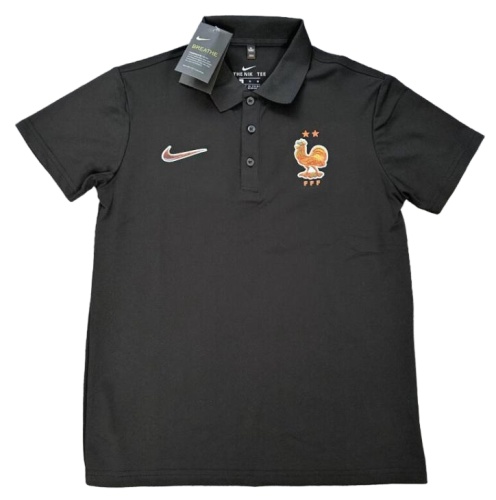 France 26/27 Black Polo Shirts
