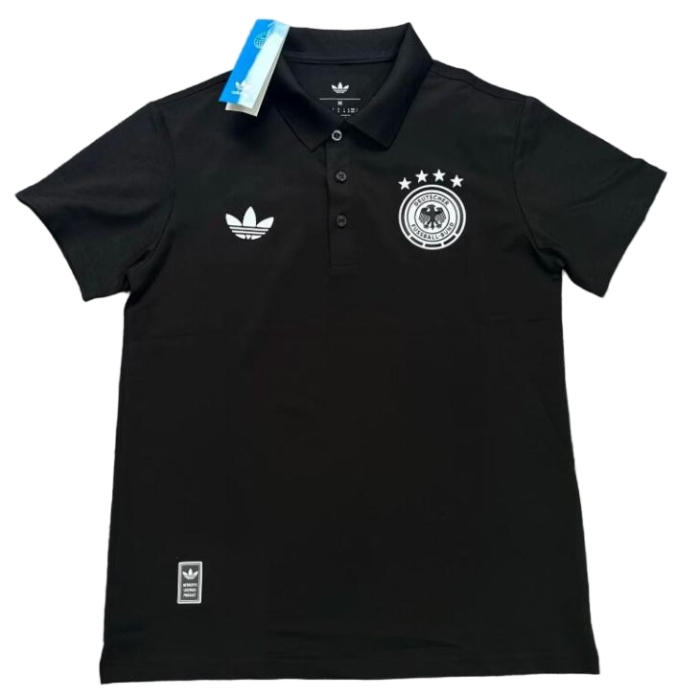 Germany 26/27 White/Black Polo Shirts
