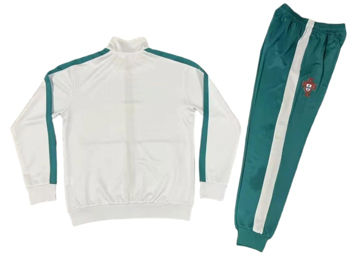 Portugal 26/27 Tracksuit - White/Green