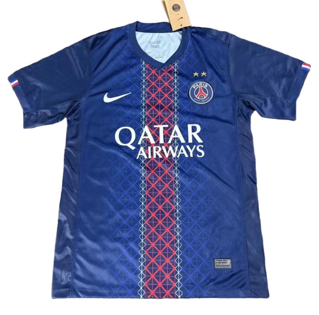 Paris St Germain 25/26 Home Two Stars Soccer Jersey