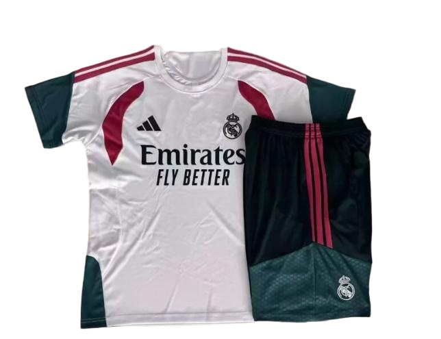 Real Madrid 26/27 White/Dark Green Training Kit