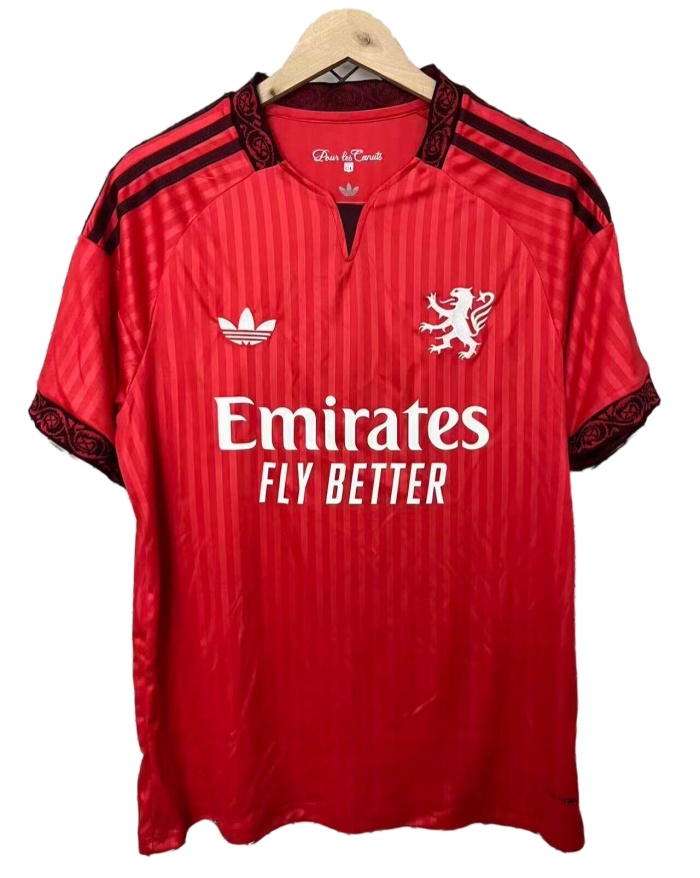 Lyon 26/27 Away Red Soccer Jersey
