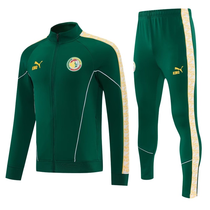 Senegal 26/27 Tracksuit - Dark Green