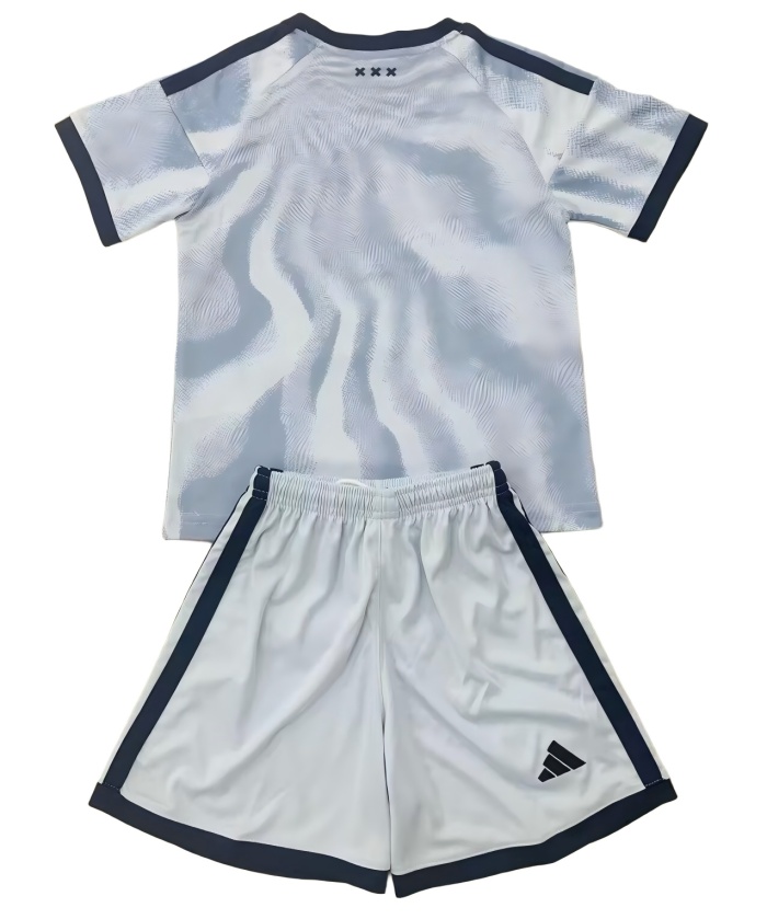 Kids-Ajax 26/27 Third Sky Blue Soccer Jersey