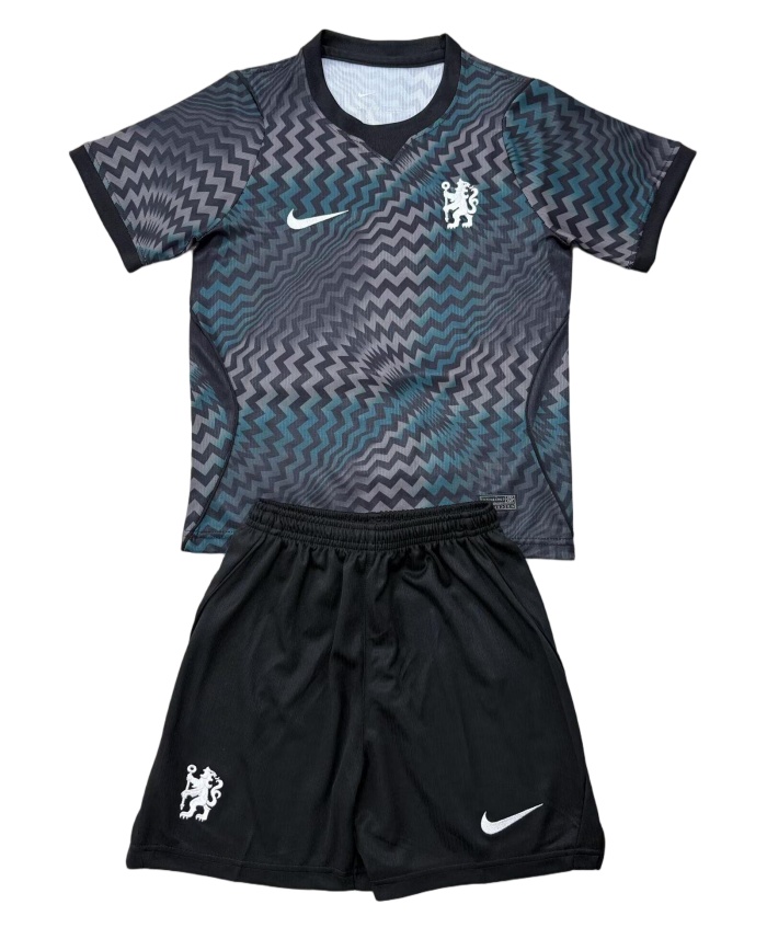 Kids-Chelsea 26/27 GK Black Soccer Jersey