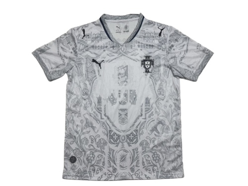 Portugal 26/27 Special White/Grey Soccer Jersey