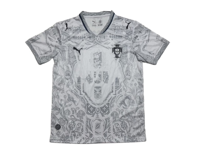 Portugal 26/27 Special White/Grey Soccer Jersey