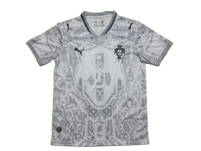 Portugal 26/27 Special White/Grey Soccer Jersey