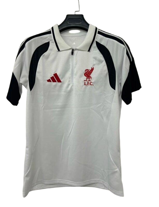 Liverpool 26/27 White/Black Polo Shirts