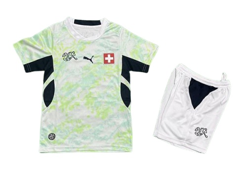 Kids-Switzerland 2026 World Cup Away Soccer Jersey