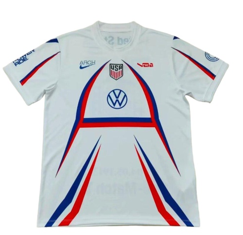 USA 26/27 White/Blue/Red Training Soccer Jersey