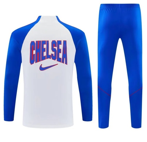 Chelsea 26/27 Tracksuit - White/Blue/Red