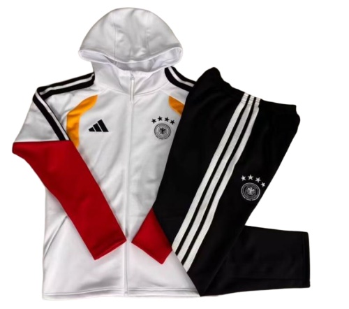 Germany 26/27 Hoodie Tracksuit - White