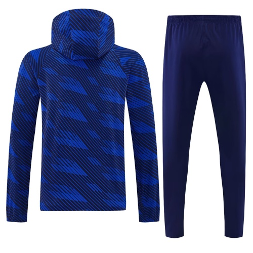 France 26/27 Hoodie Windcoat Tracksuit - Blue
