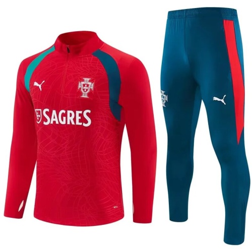 Portugal 26/27 Tracksuit - Red/White