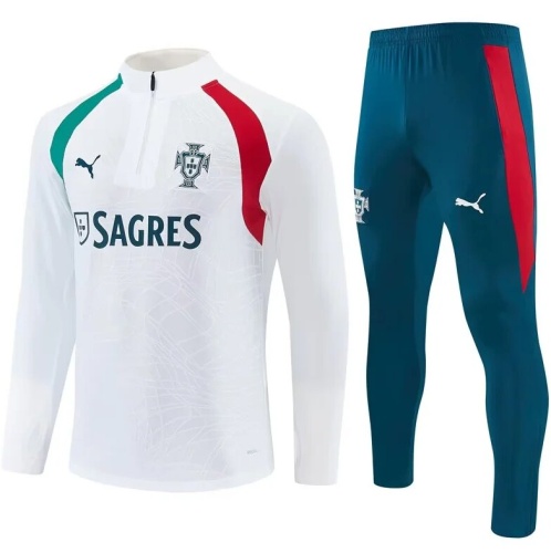 Portugal 26/27 Tracksuit - White/Green/Red