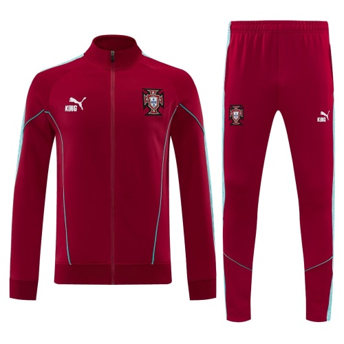Portugal 26/27 Tracksuit - Dark Red