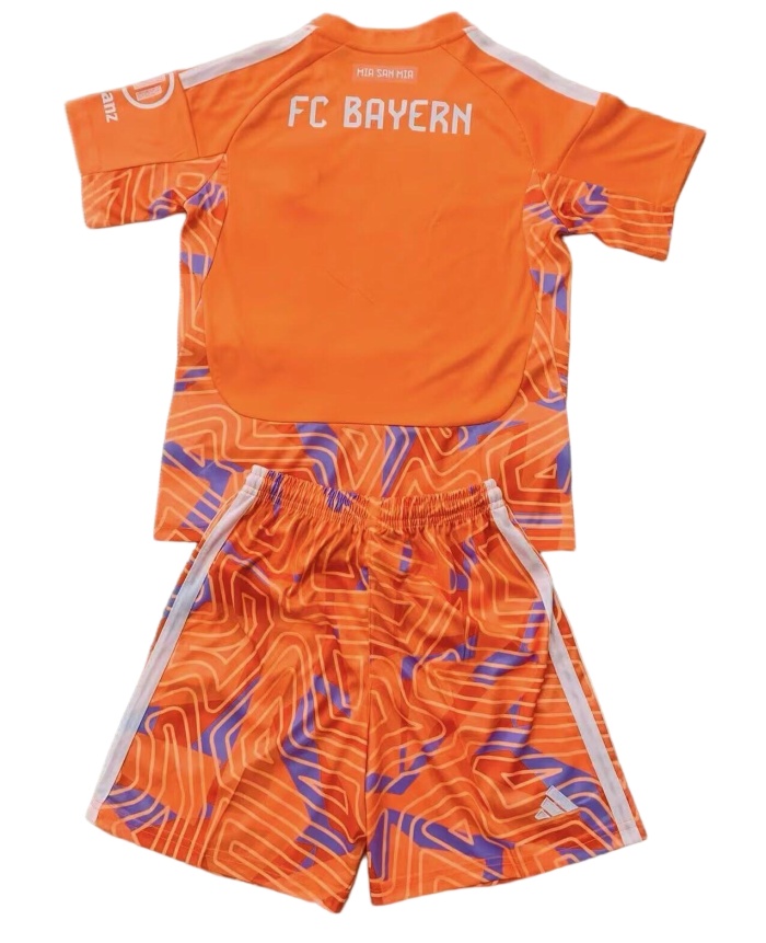Kids-Bayern Munich 26/27 GK Orange Soccer Jersey