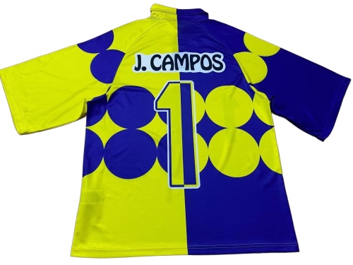 Mexico 1998 GK Blue/Yellow Soccer Jersey