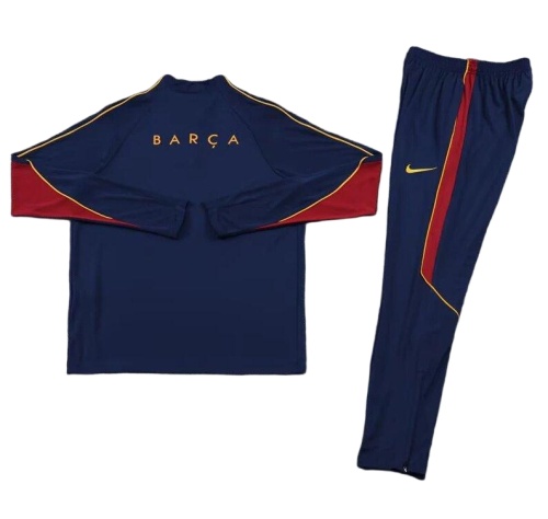 Barcelona 26/27 Tracksuit - Dark Blue/Red